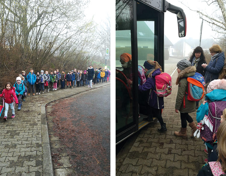 Busfahrtraining für Grundschüler